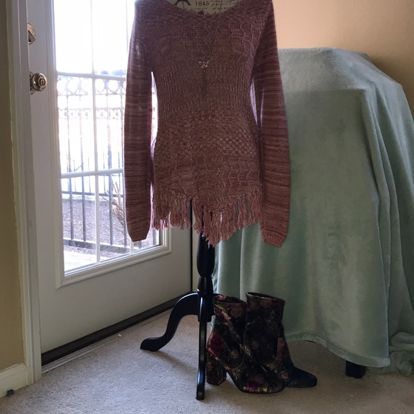 🌺American Rag Rose Colored Knitted Sweater 🌺 - Picture 4 of 5